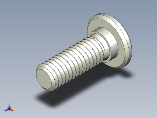 超薄型内六角螺钉-Ultra Low Profile Socket Head Screws 3-8-16 Thread Size 1 in Long.x_t正等轴测缩略图