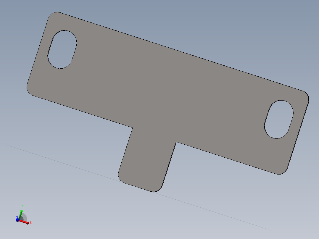 直线模组LHA22-3设计图纸主视图