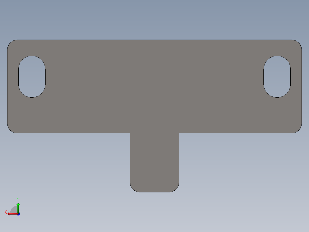直线模组LHA22-3设计图纸后视图