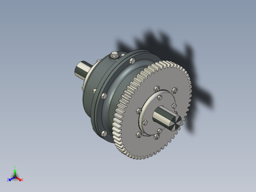 用于自动对齐和张紧的差速器3D数模图纸 INVENTOR设计 附STP