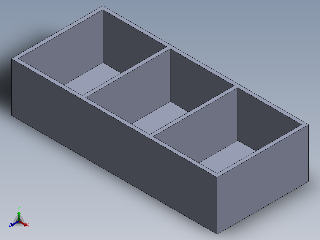 激光切割模型正等轴测图