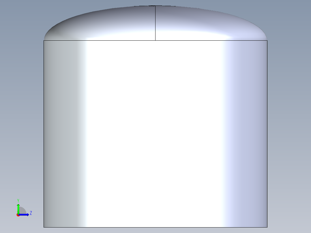 CPVC管件19-Sch80_Cap_SOC_9847-005 _0.5in左视图