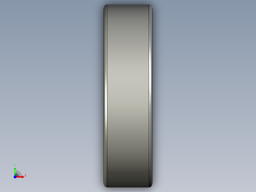 滚动接触轴承（前视图