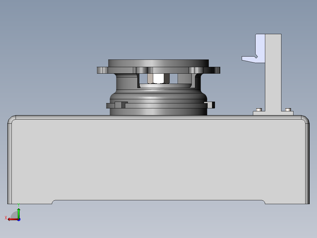 车床连接座加工工艺及铣削左端面夹具设计【含三维】后视图