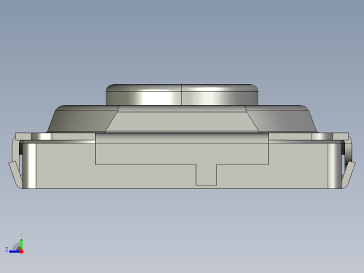14.9毫米方形SMD轻触开关右视缩略图