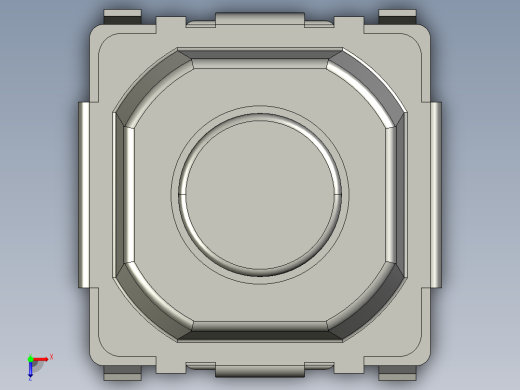 14.9毫米方形SMD轻触开关俯视缩略图