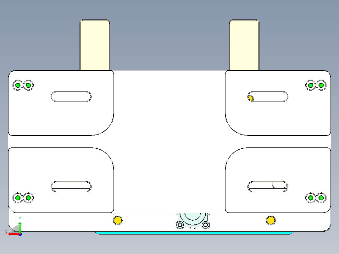 ABW50-C-CNC1笔记本CNC工装夹具三维模型-1203后视图