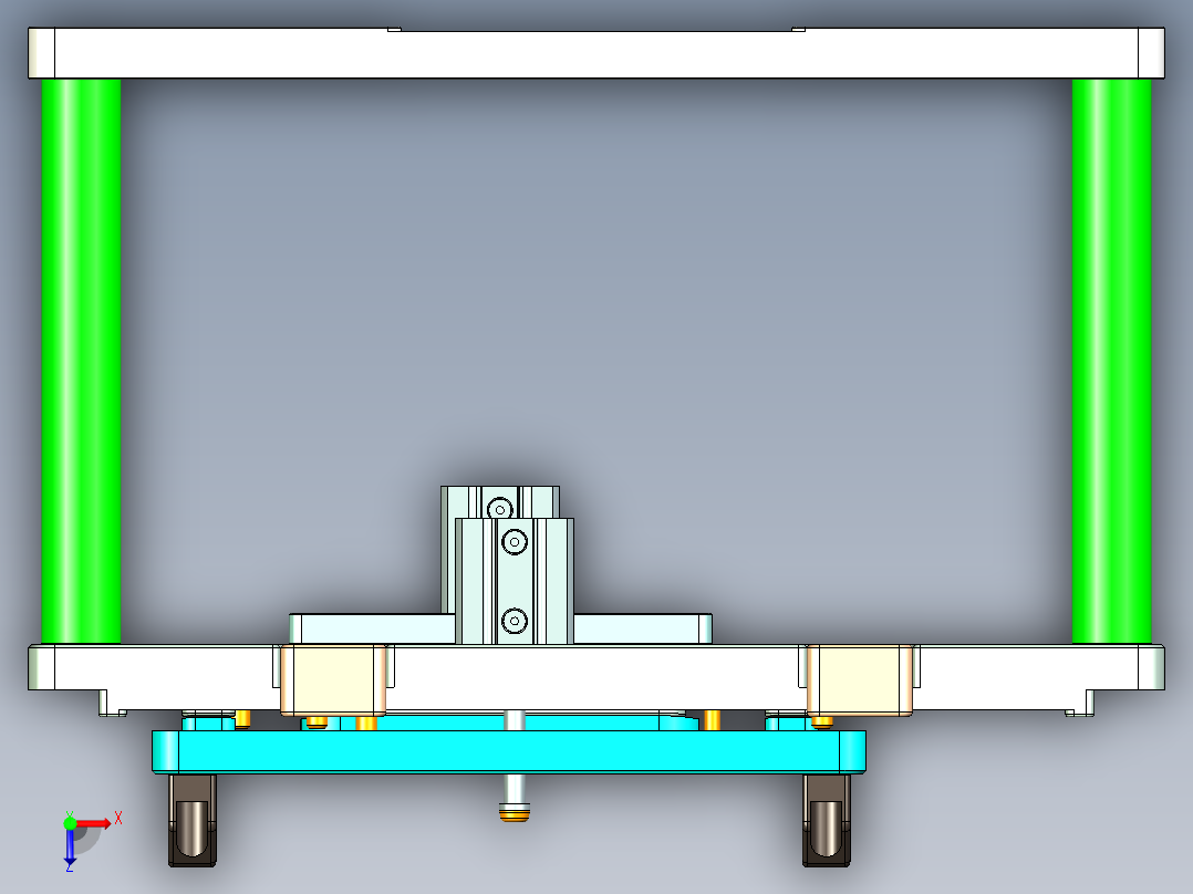 ABW50-C-CNC1笔记本CNC工装夹具三维模型-1203俯视图