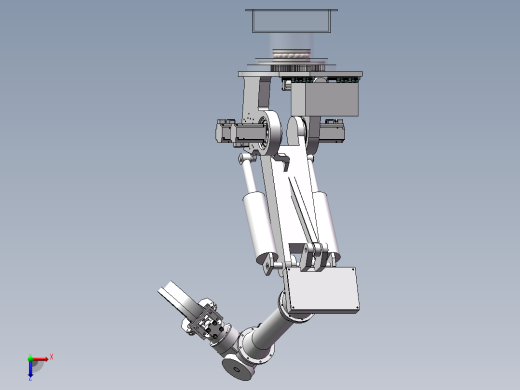 轮胎机械臂俯视缩略图