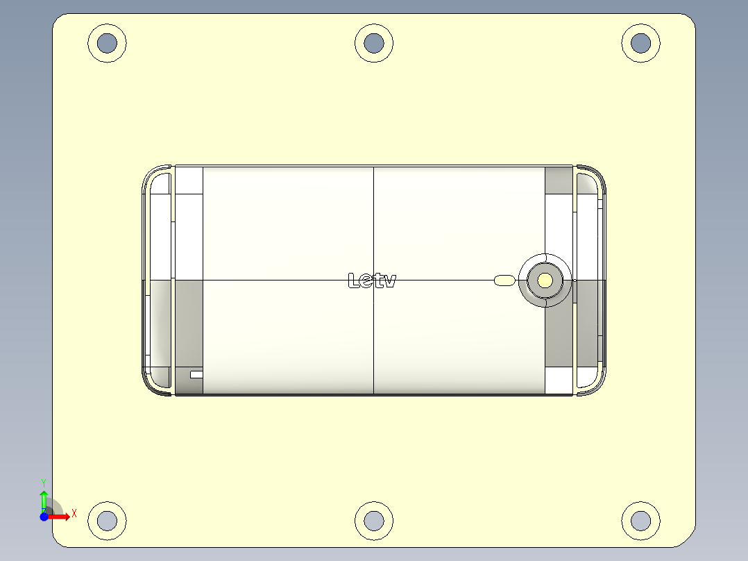 X1-CNC8笔记本CNC工装夹具三维模型-2015-03-12前视图