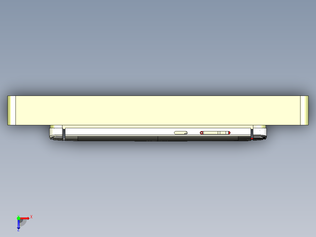 X1-CNC8笔记本CNC工装夹具三维模型-2015-03-12俯视图