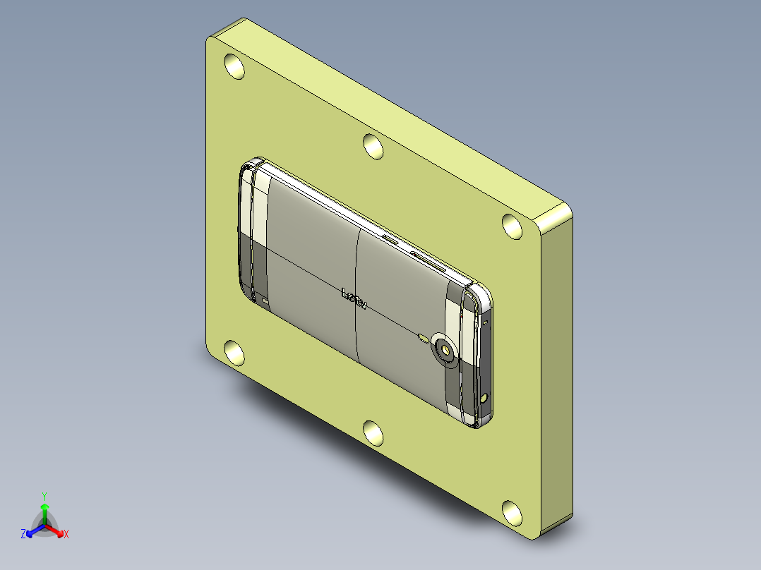 X1-CNC8笔记本CNC工装夹具三维模型-2015-03-12正等轴测图