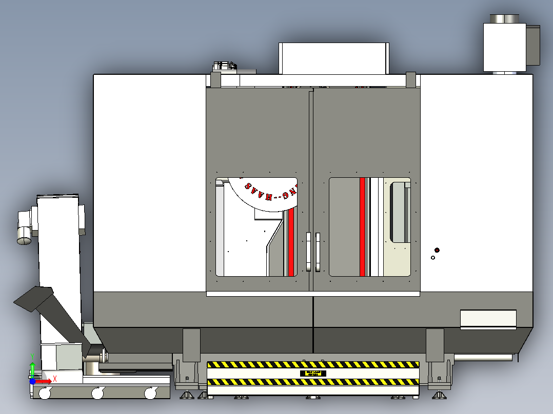 EC-1600加工中心前视图