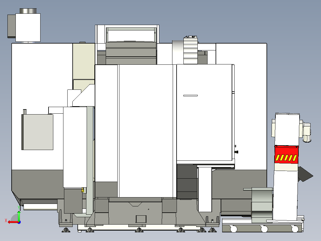 EC-1600加工中心后视图