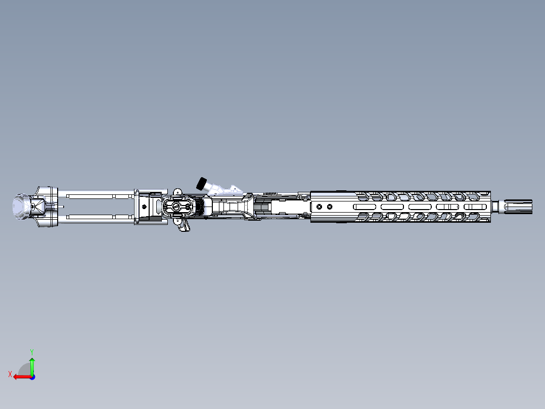 SIG MCX Reference model后视图