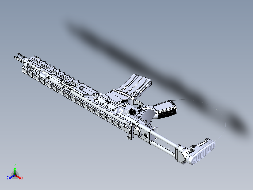 SIG MCX Reference model正等轴测图