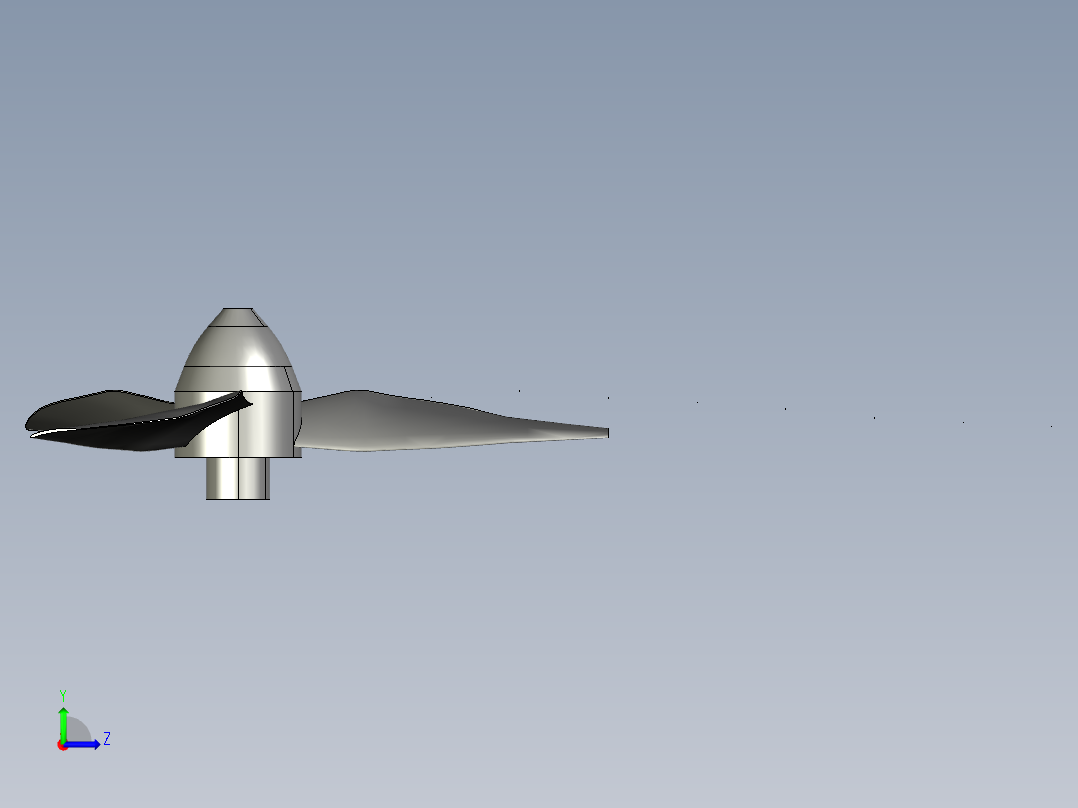 螺旋桨(53)左视图