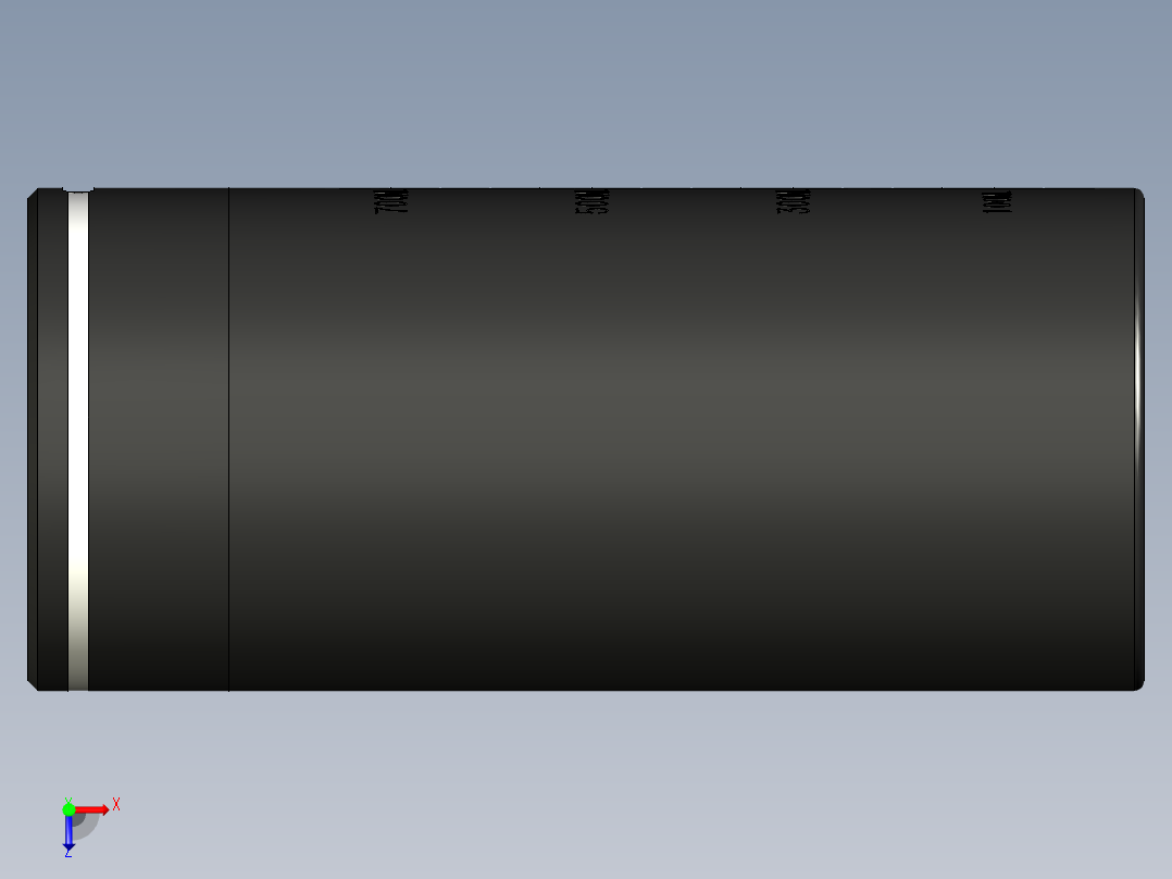 具有照明功能的发光水杯设计俯视图