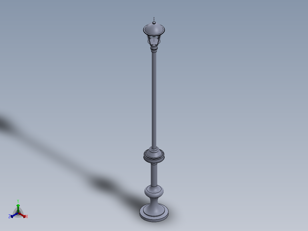 灯具(7)正等轴测图