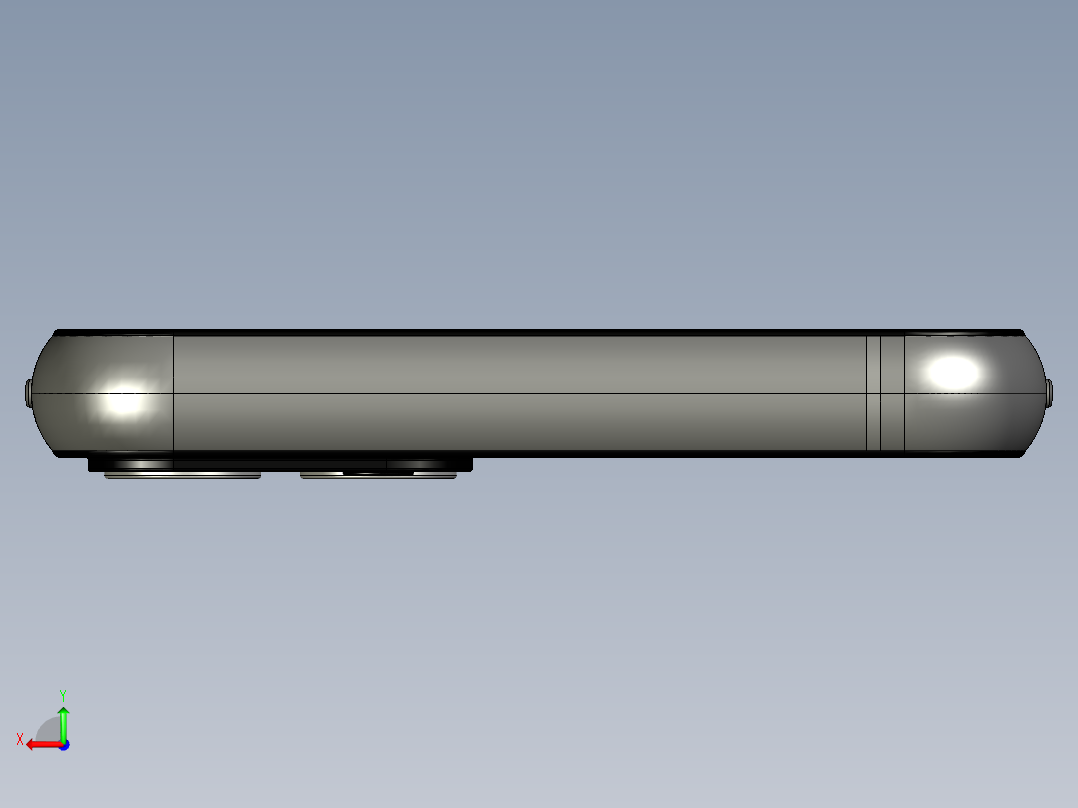 IPHONE11 ProMAX手机模型后视图