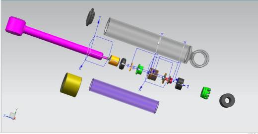汽车减震器设计与仿真含NX三维仿真及7张CAD图缩略图