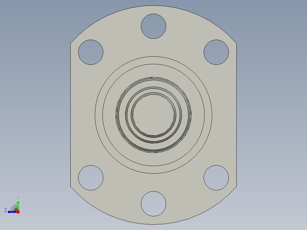 SFUR2005-DFC7-228-P1滚珠丝杠右视图