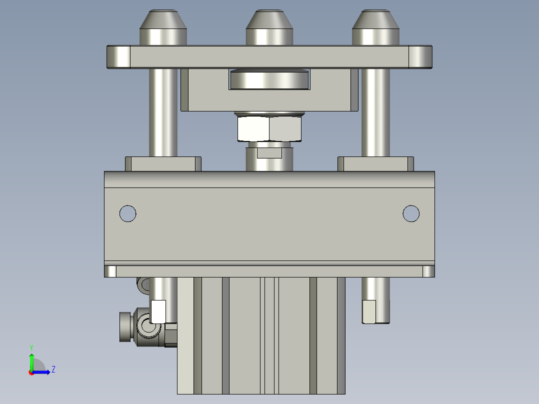AAAA-顶升机构左视图
