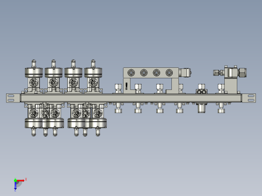 76071344-漂洗液药液阀安装组件俯视缩略图