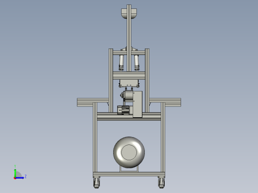 裁断机收料平台左视缩略图