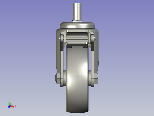 中型轮Z11-03B-100-201G前视缩略图