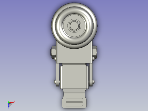 中型轮Z11-03B-100-201G俯视缩略图