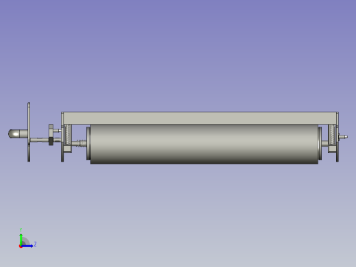 粘尘纸卷压紧总成左视缩略图