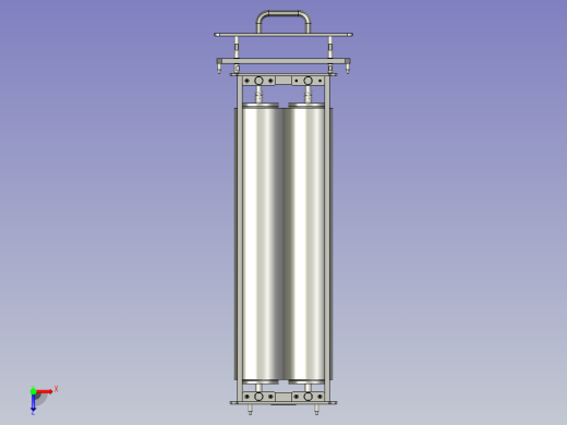 粘尘纸卷压紧总成俯视缩略图