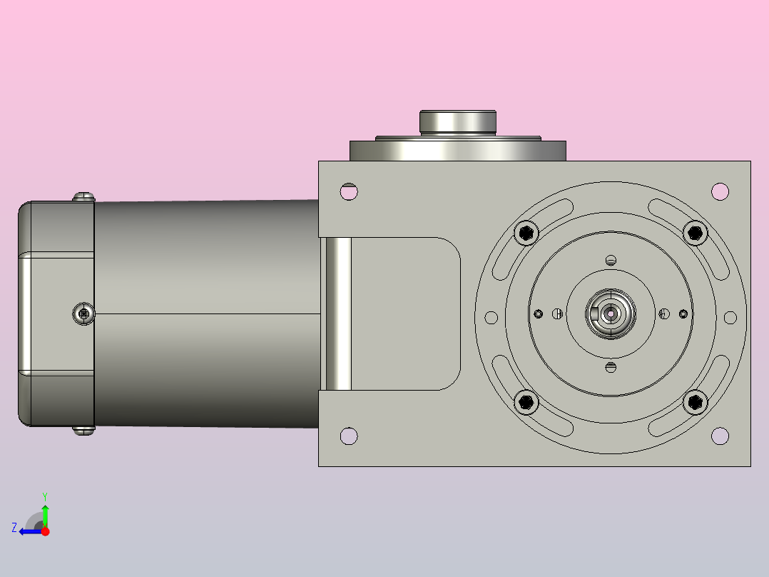 凸缘分割器60DF-BOUT-120W精研右视图