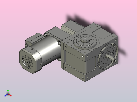 凸缘分割器60DF-BOUT-120W精研正等轴测缩略图