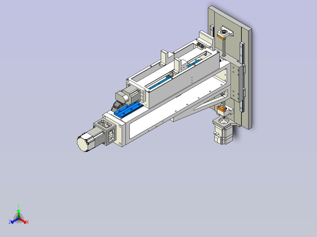 垂直上料机构主视图