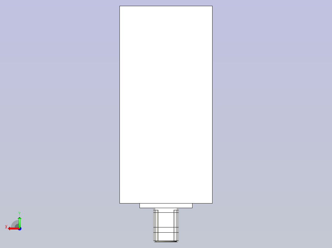 垂直上料机构后视图