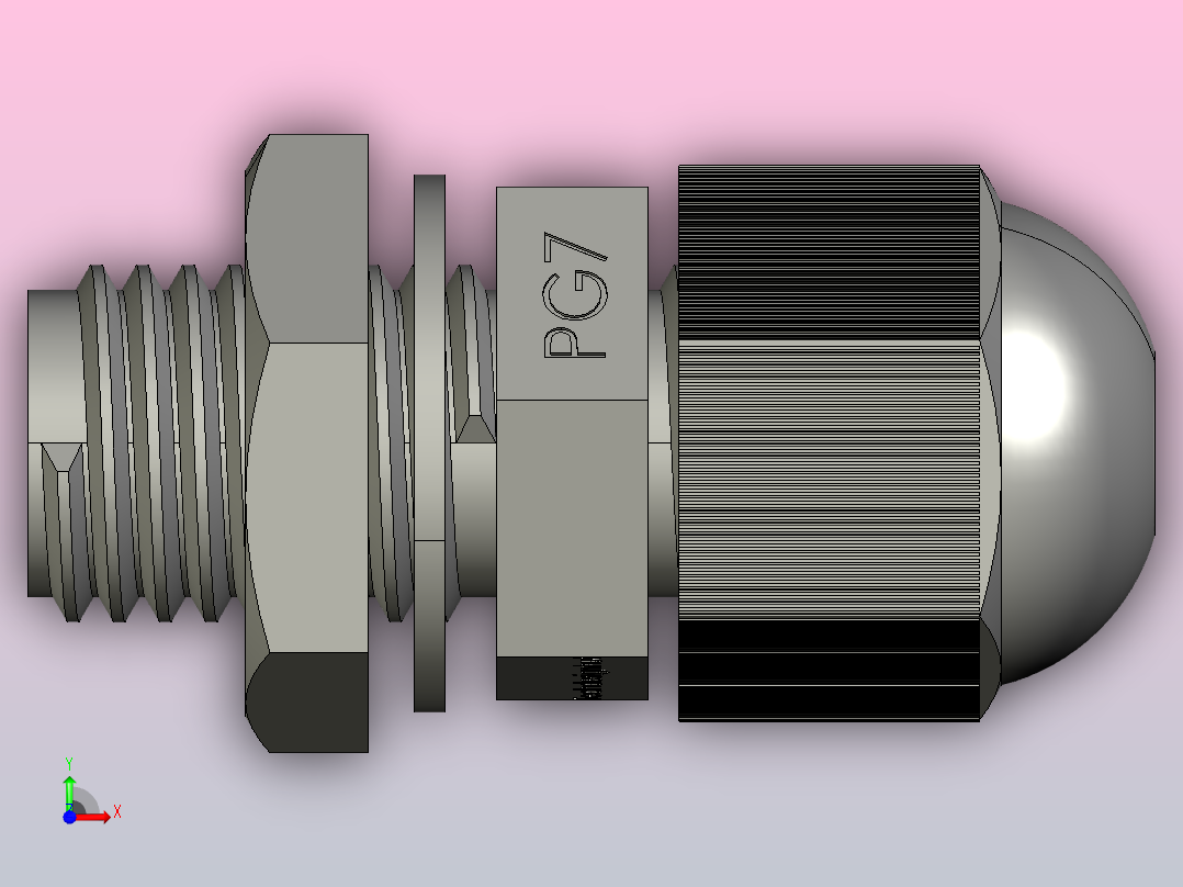 PG-7密封头前视图