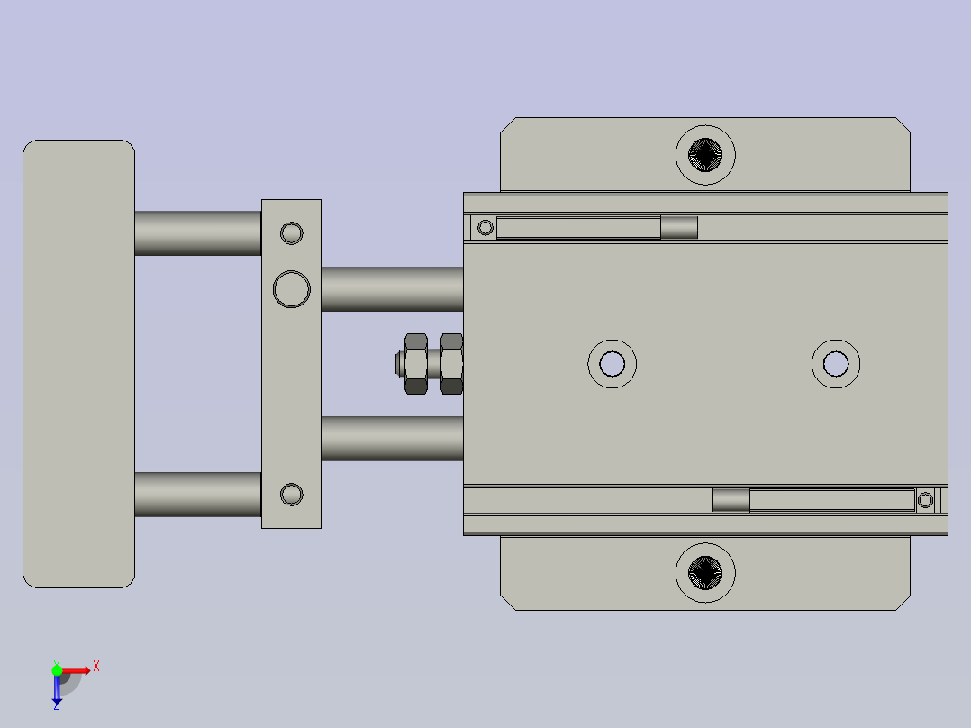 裁切定位组件2俯视图
