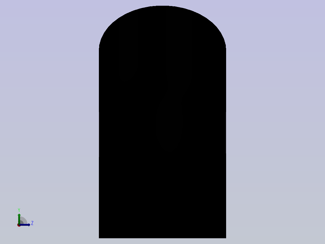 45°弯头(Elbow45°)左视图