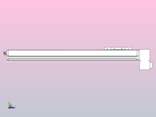 MCB14无尘皮带滑台[MCB14-L40-600-LD-P20-C3]左视缩略图