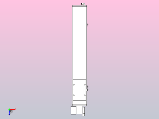 MCB14无尘皮带滑台[MCB14-L40-600-LD-P20-C3]俯视缩略图