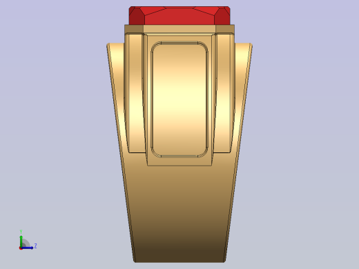 带有黄金设计的戒指左视缩略图