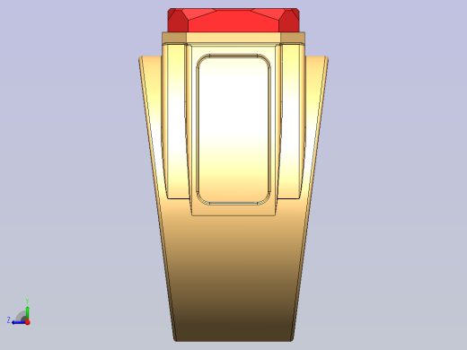 带有黄金设计的戒指右视缩略图