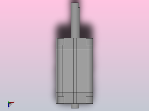 双活塞杆气缸[QADVU-25-35-S2]俯视缩略图