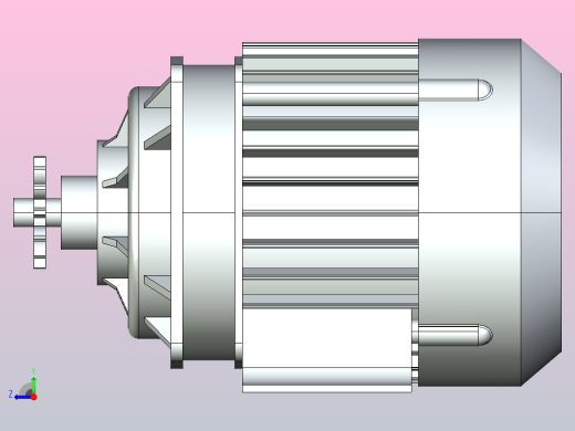 14齿链轮BLDC电机右视缩略图