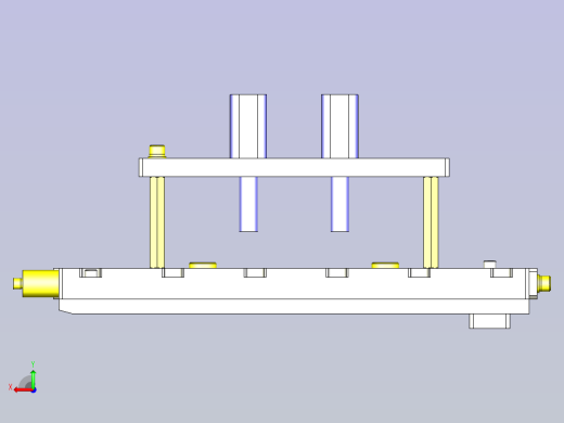 一款链条输送机用托盘3D图纸后视缩略图