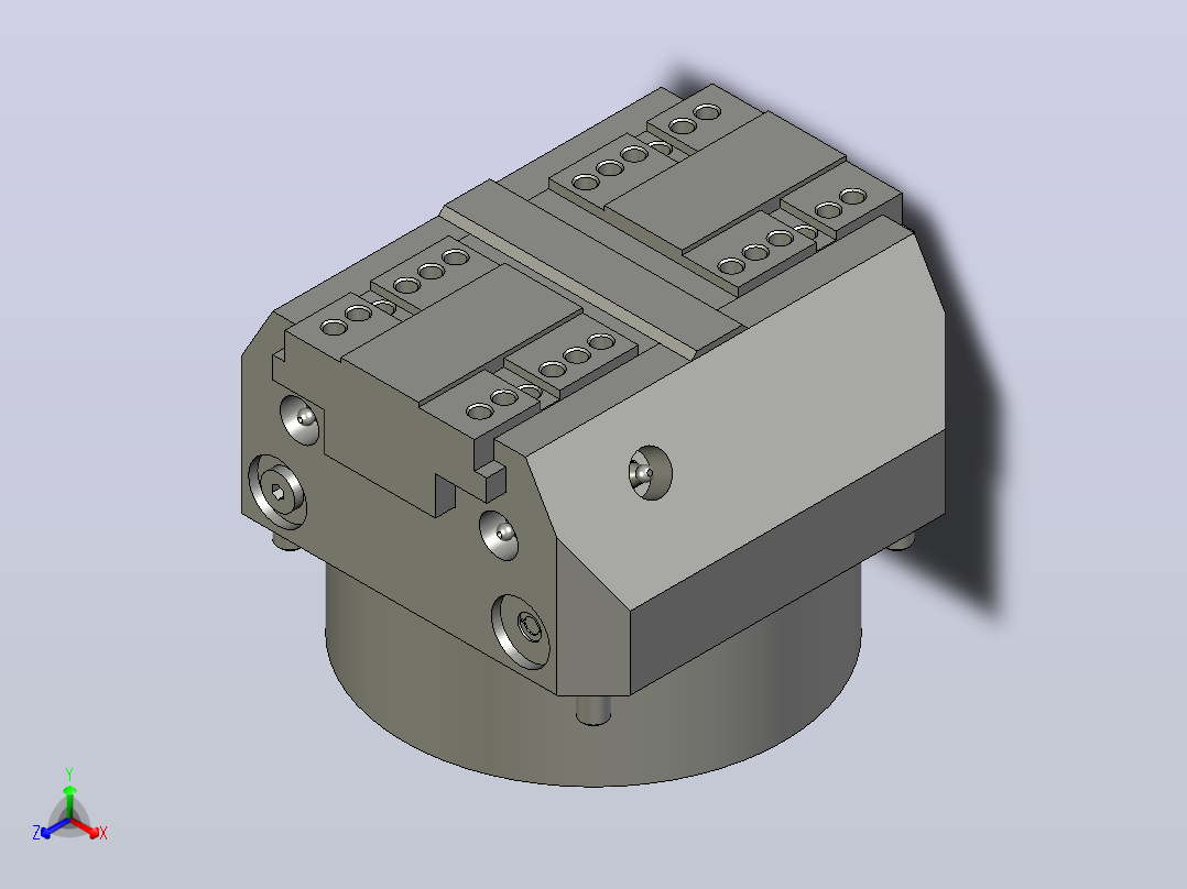 气动夹紧系统SCHUNK-0405380 KSF-LH plus 160, 0主视图