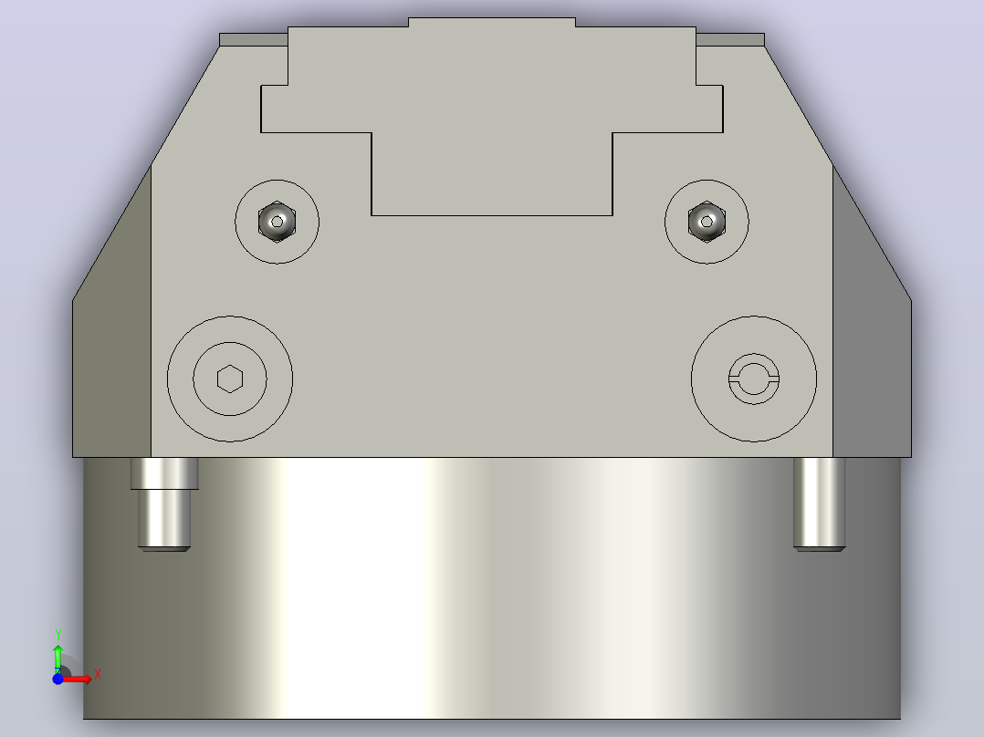 气动夹紧系统SCHUNK-0405380 KSF-LH plus 160, 0前视图