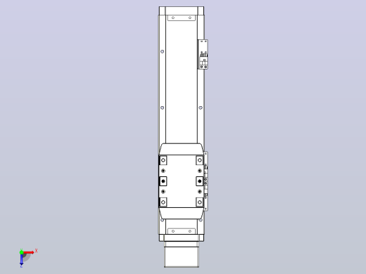 滚珠丝杠直线轴内置导轨TPA-GCR-80-1610C-L200-MP-M20-N3俯视缩略图